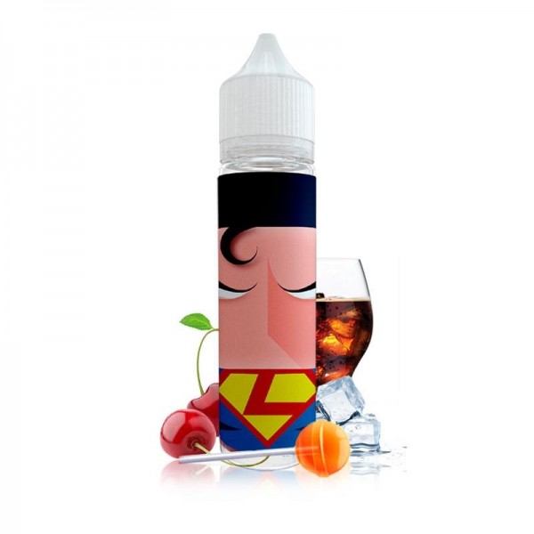 E-liquide Clark Kent 50 ml Juice Heroes, flacon grand format saveurs citron, citron vert et fraîcheur intense.