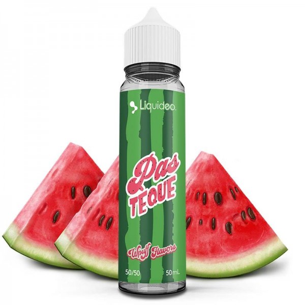 E-liquide Pastèque 50 ml Wpuff Flavors by Liquideo, flacon grand format saveur pastèque juteuse et rafraîchissante.