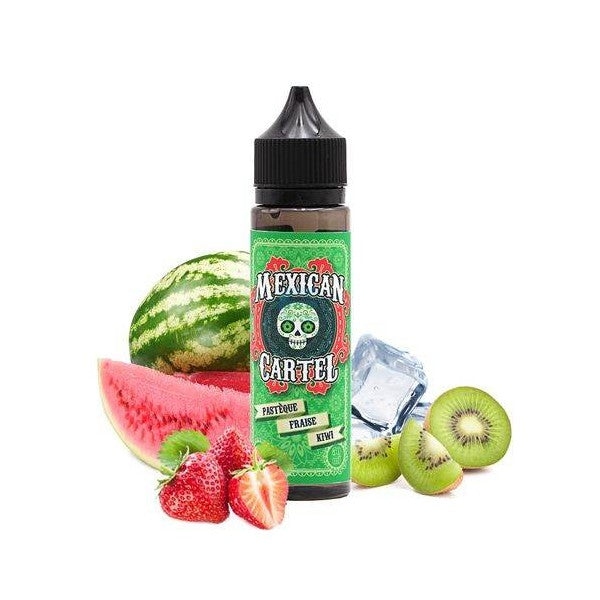 Pastèque Fraise Kiwi 50ML - E-liquide Fruité Glacé à Acheter