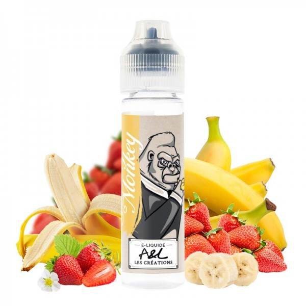 Sweety Monkey 50ML - E-liquide Fruité Banane Fraise