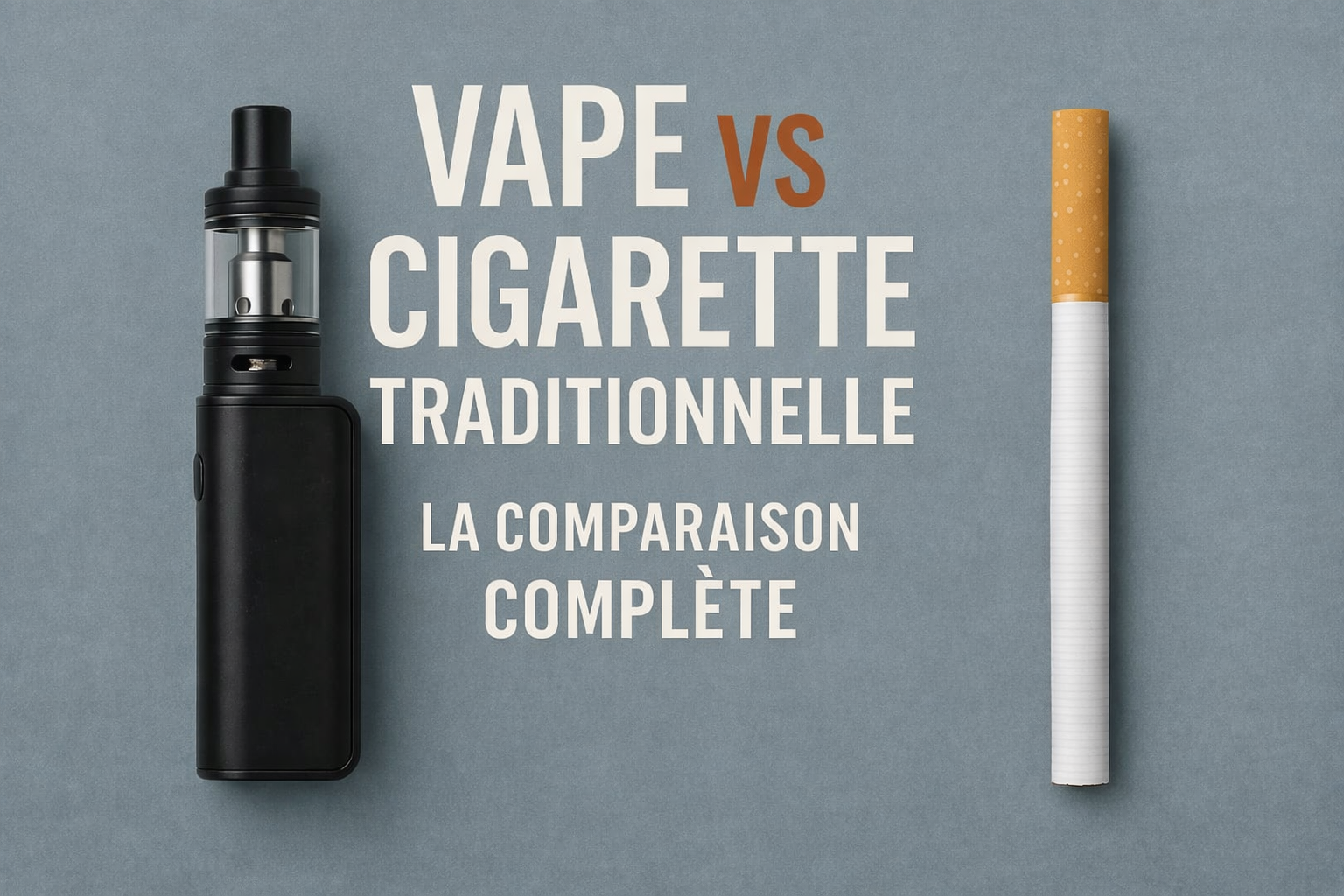 Vape vs Cigarette Traditionnelle : La Comparaison Complète en 2025