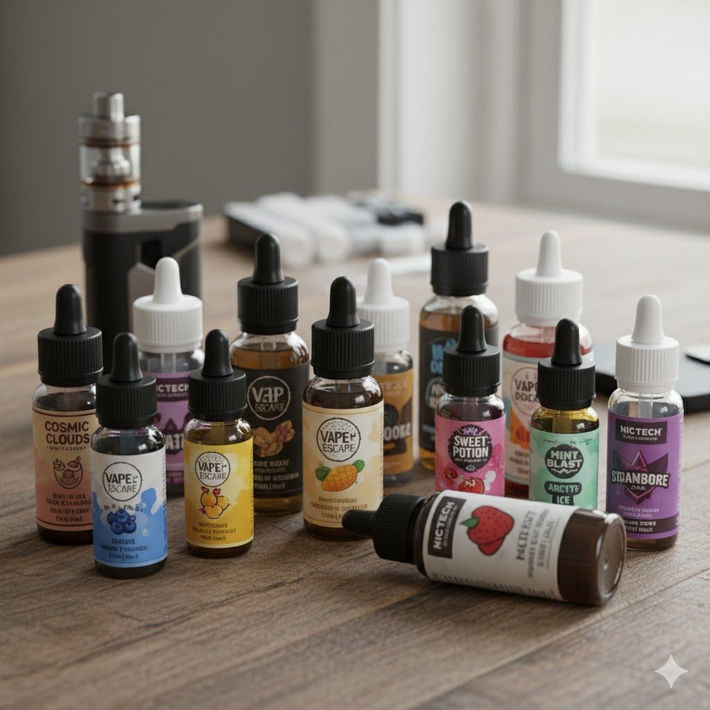 La Composition des E-liquides pour Cigarettes Électroniques