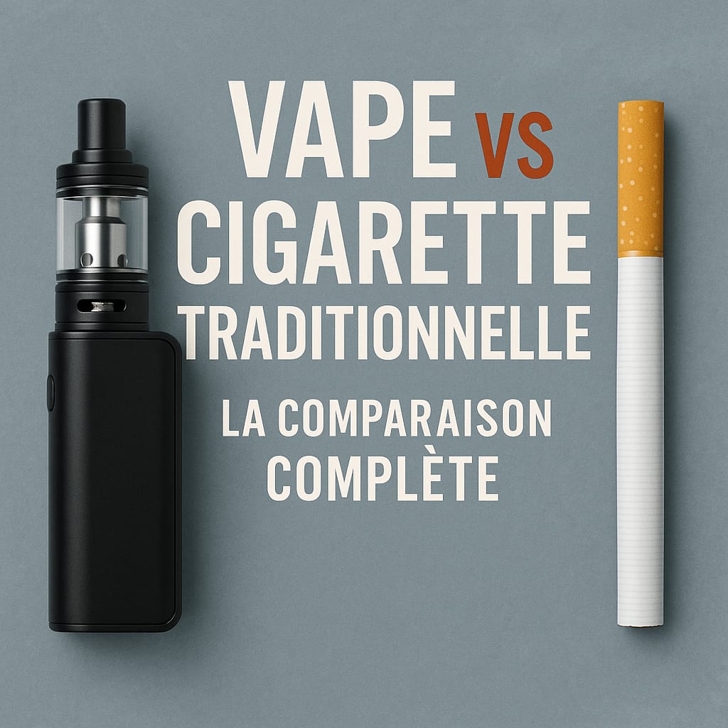 Vape vs Cigarette Traditionnelle : La Comparaison Complète en 2025