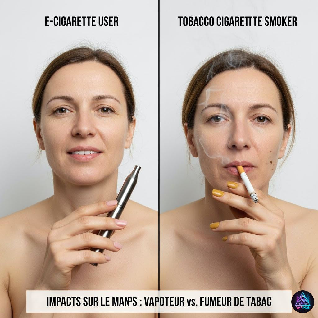 La différence de la cigarette électronique sur la santé : une alternative bien plus saine que le tabac