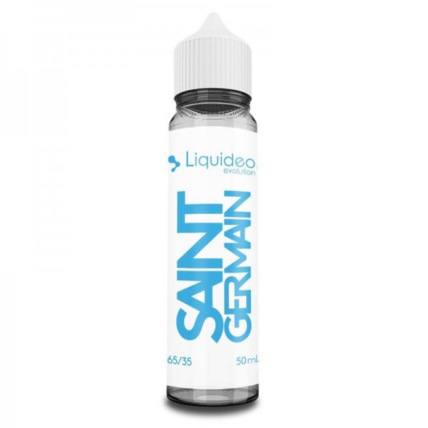 E-liquide Saint-Germain 50 ml Liquideo, flacon grand format saveur classic blond raffiné aux notes boisées et légèrement gourmandes.