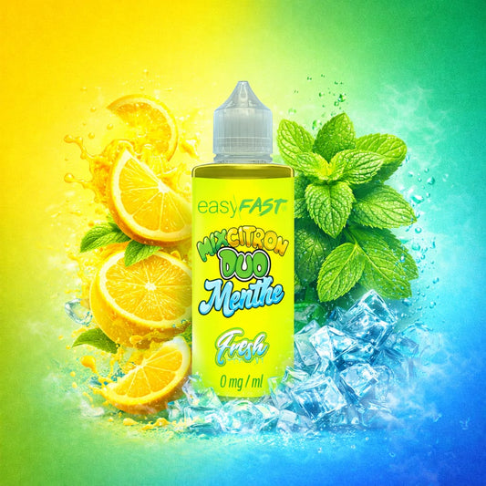 Fresh Lemon Mint Duo – 200 ml – Easy/Fast - E-Intense