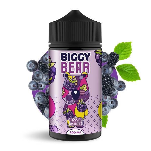 E-liquide Cassis Mûre 200ML de Biggy Bear - Saveur cassis mûre