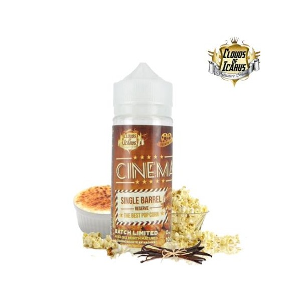 E-liquide Cinema 100ML Cloud of Icarus - Saveur pop-corn caramel pour cigarette électronique