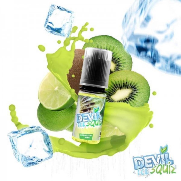 Citron Vert Kiwi Ice 10ML - E-liquide Fruité et Givré

