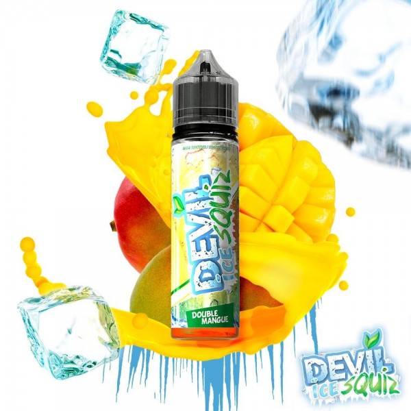 E-liquide Double Mangue Ice 50ML de Devil Squiz - Saveur mangue glacée