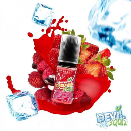 Fraise Litchi Ice 10ML - Devil Squiz