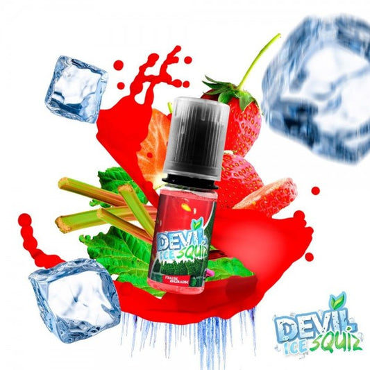 Fraise Rhubarbe Ice 10ML - Devil Squiz