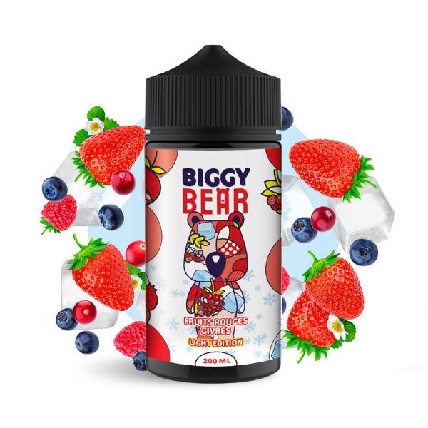 Flacon e-liquide Fruits Rouges givrés Light Edition 200ML Biggy Bear