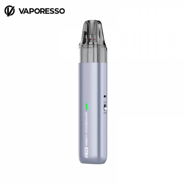 Kit Vibe SE 2 Vaporesso gris avec batterie 1400 mAh et pod Dual Mesh 4,5 ml