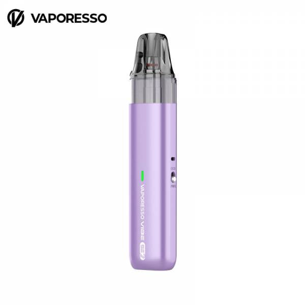 Kit Vibe SE 2 Vaporesso violet avec batterie 1400 mAh et pod Dual Mesh 4,5 ml