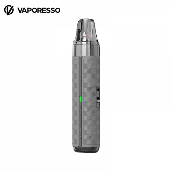 Kit Vibe SE 2 Vaporesso leather gris avec batterie 1400 mAh et pod Dual Mesh 4,5 ml