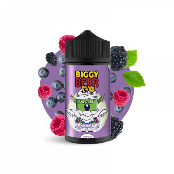 Flacon e-liquide Fusion de Baies Sauvages 200ML Biggy Bear Evo