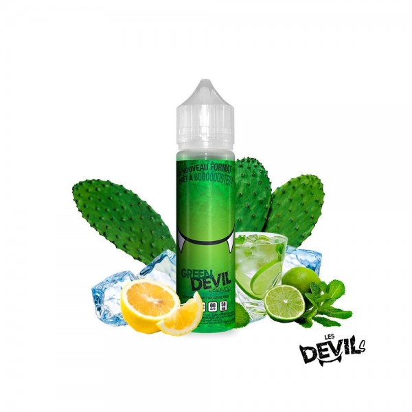 E-liquide Green Devil 50ML de Avap - Saveur mentholée et rafraîchissante