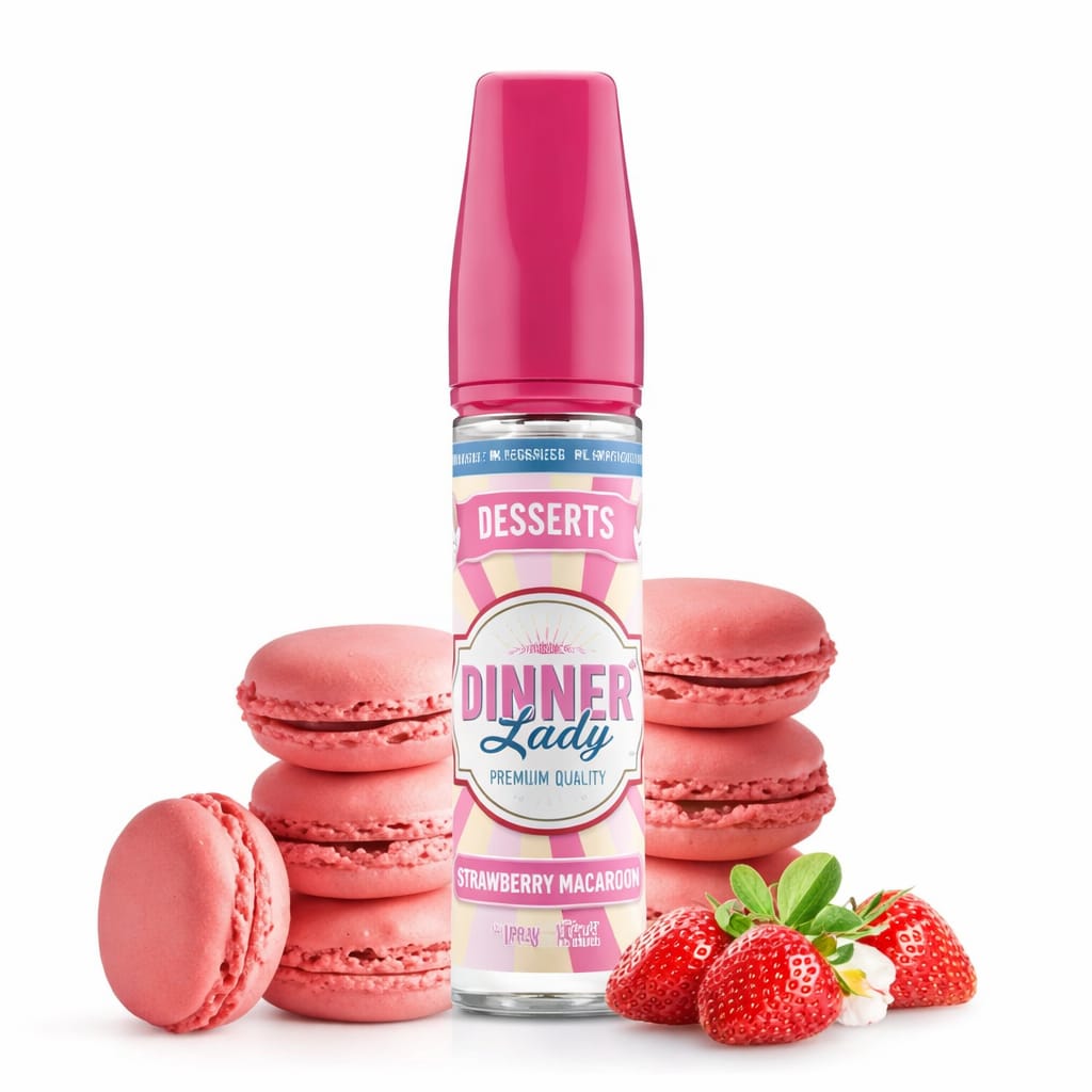 Strawberry Macaroon 50 ML - Dinner Lady
