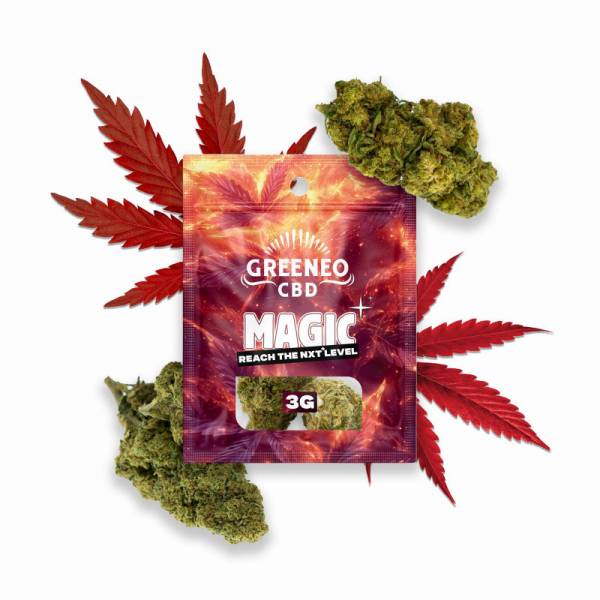  "Fleur Magic Rouge NXT+ Greeneo - Fleur de CBD premium"