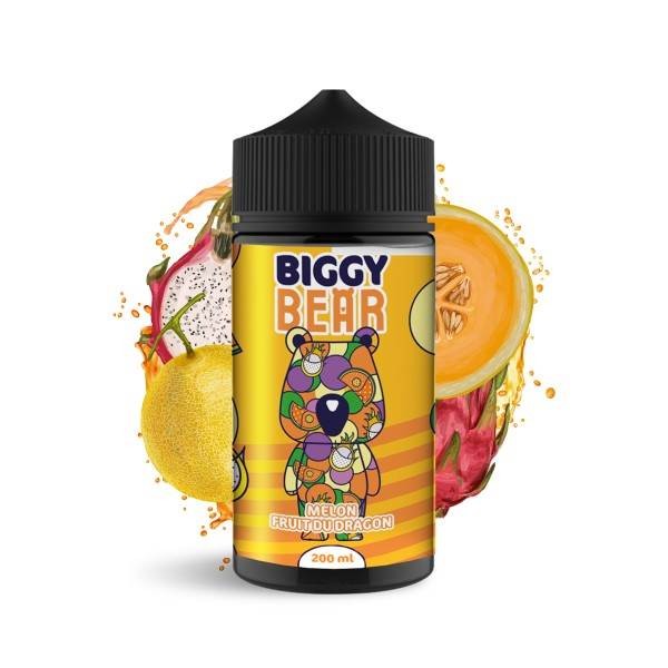 E-liquide Melon Fruit Du Dragon 200ML de Biggy Bear - Saveur melon fruit du dragon