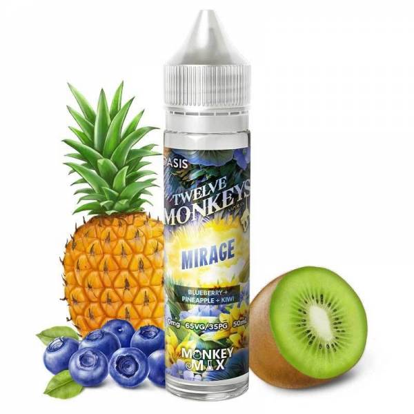 E-liquide Mirage 50ML Twelve Monkeys - Saveur melon pastèque pour cigarette électronique