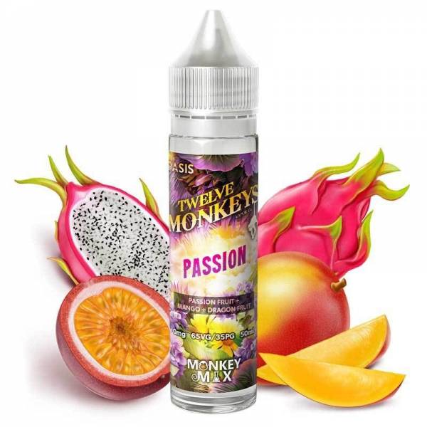 E-liquide Passion 50ML Twelve Monkeys - Saveur fruits de la passion pour cigarette électronique