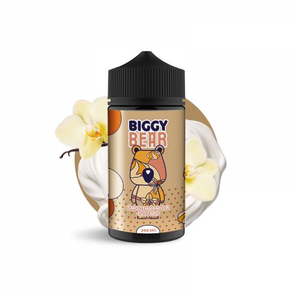 Flacon e-liquide Smooth Vanilla Custard 200ML Biggy Bear
